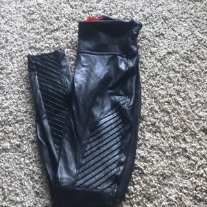 Spanx faux leather leggings